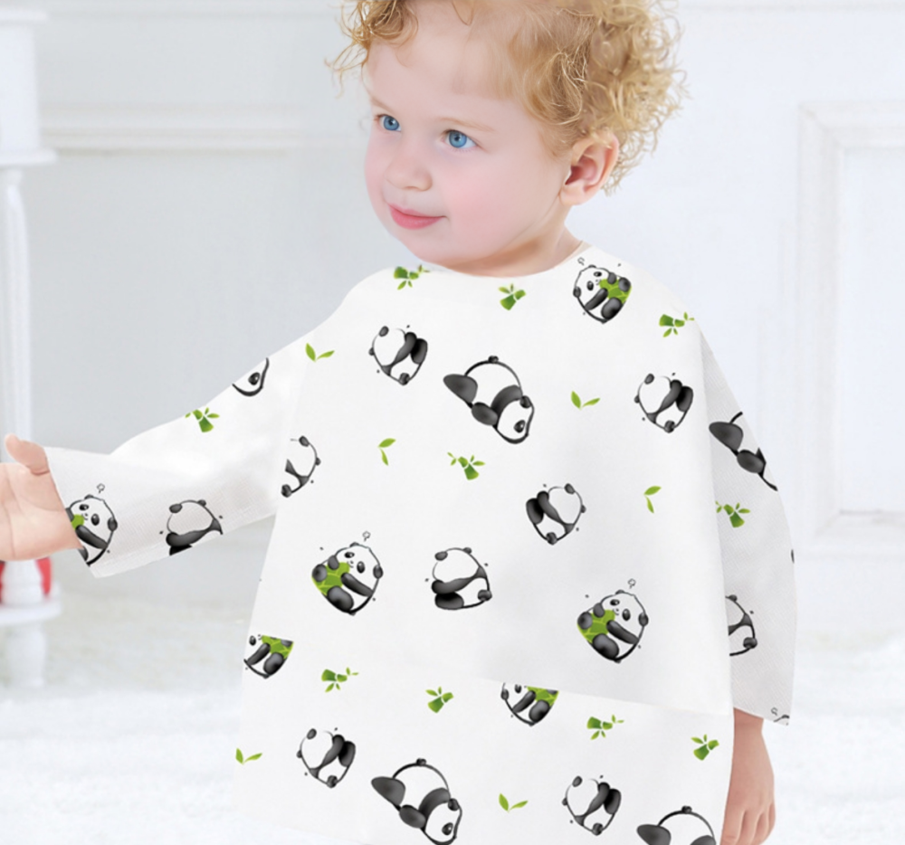 Disposable Bibs with long sleeves - Image 3
